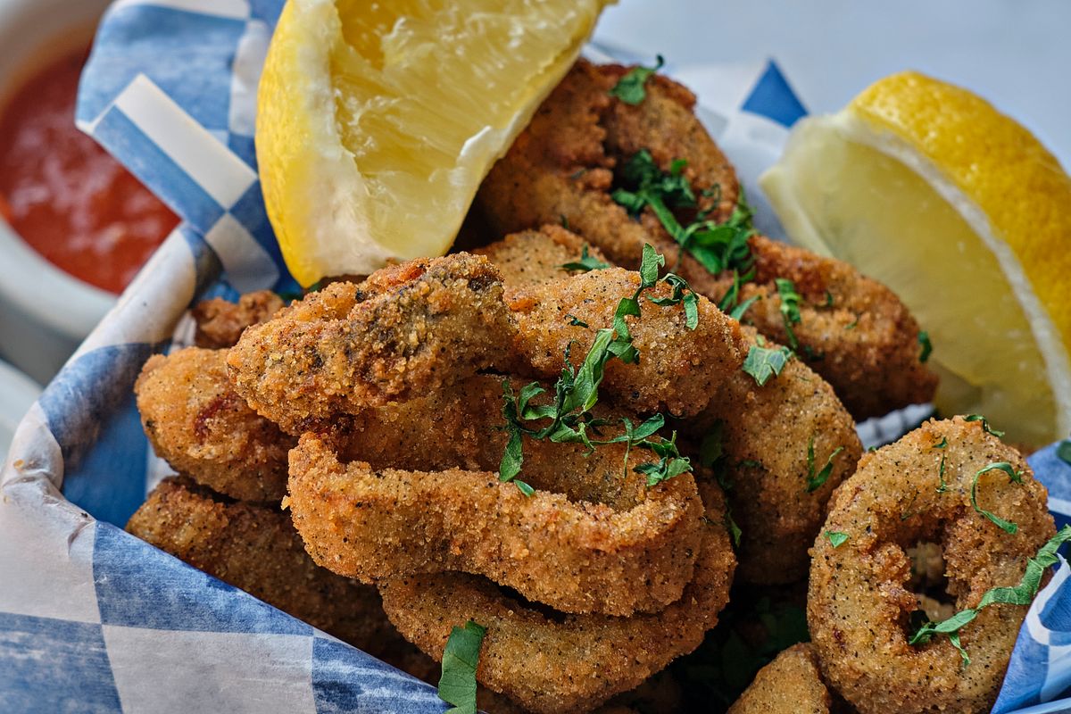 Air fryer calamari
