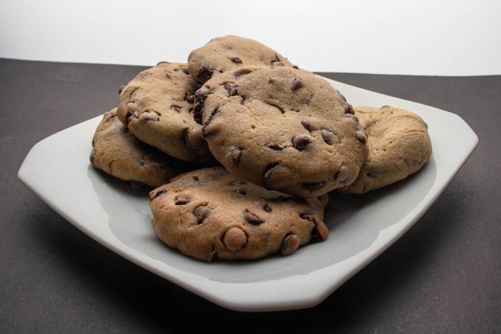 Air fryer chocolate chip cookies
