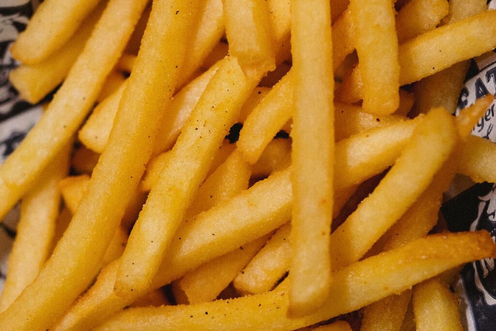 Crispy air fryer chips