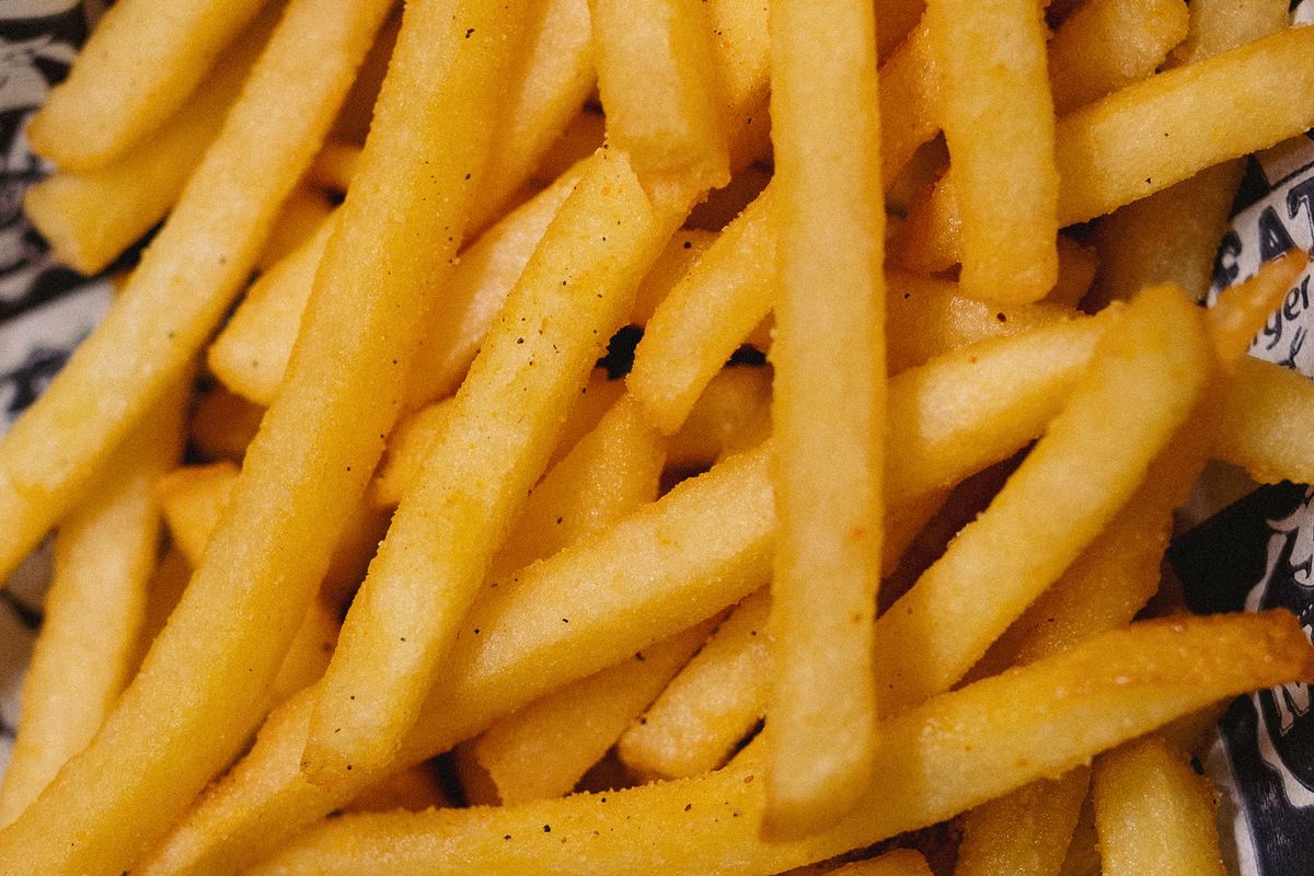 Crispy air fryer chips