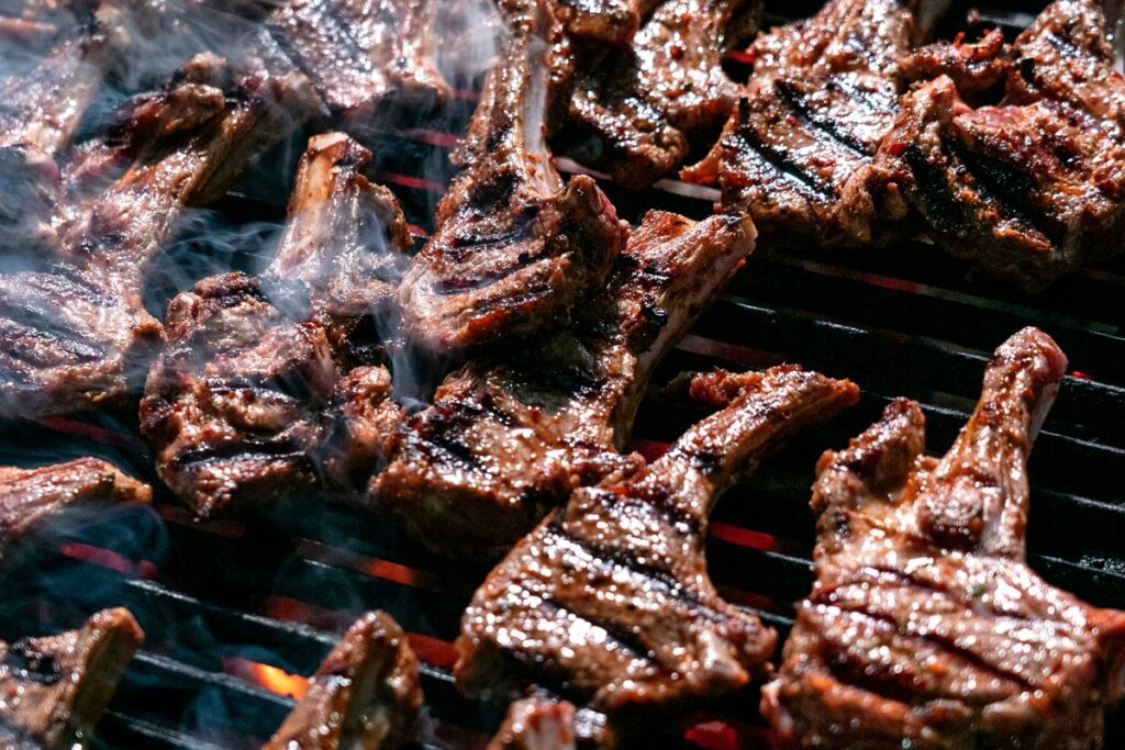 Air fryer lamb chops
