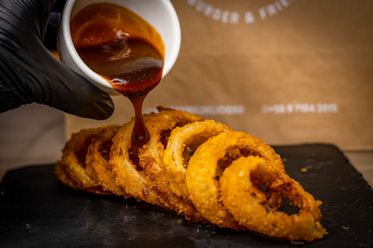 Air fryer onion rings