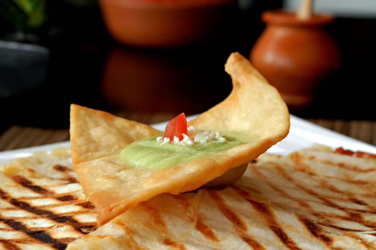 Air fryer quesadilla