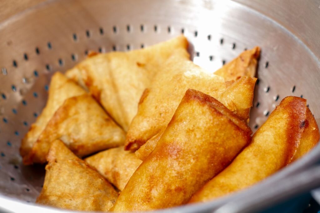 Air fryer samosas